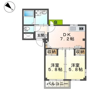 三谷川ビル【3階】の間取り
