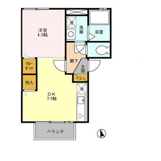レグルス C【2階】の間取り