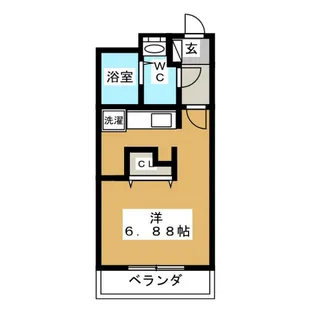 Branche中野富士見町【1階】の間取り