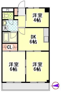 リトルパインプラザ【5階】の間取り