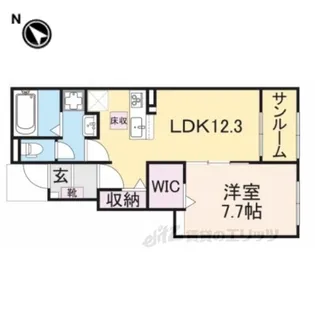 グレイス加茂1【1階】の間取り