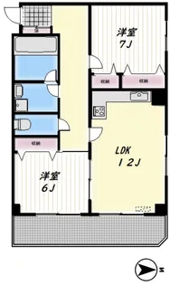 コートハイム横浜(コートハイムヨコハマ)【4階】の間取り