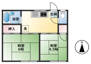 ファミールU【1階】の間取り