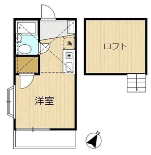 パレス二俣川【1階】の間取り