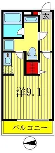 リブリ・Sunny【1階】の間取り