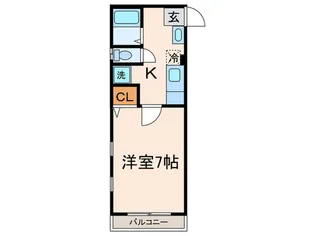 グレイスコ-ト【1階】の間取り
