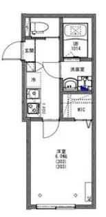 KEIAI RESIDENCE 北柏【2階】の間取り