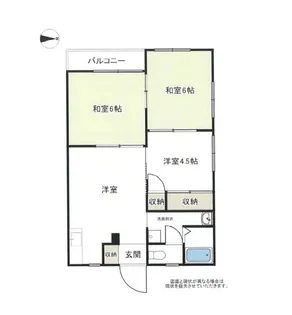 セゾンパール【2階】の間取り