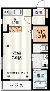 Fiore鷺宮【1階】の間取り