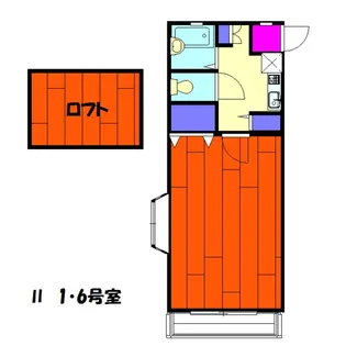 グレイトフル三田II【2階】の間取り