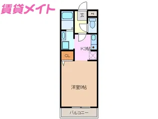 ユーミーマンションあさひII【2階】の間取り