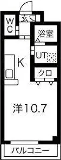 リバーサイド神ノ木【1階】の間取り