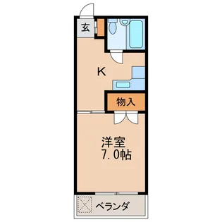 稲垣ビル【4階】の間取り