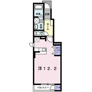 メゾン・ソレイユI【1階】の間取り