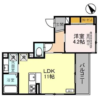 ハレレア【3階】の間取り