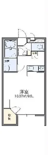 レオパレスルミエール【2階】の間取り