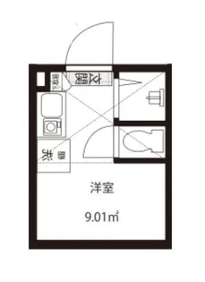 GARUNA OKUBO【1階】の間取り