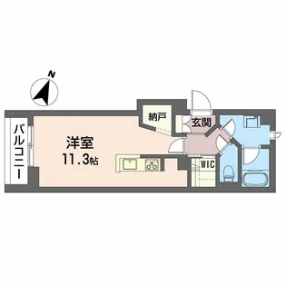 MIKEEL SENDAI GORIN【2階】の間取り