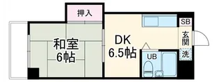 ハイツフォリスト【5階】の間取り