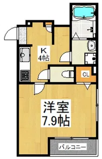 ベルシティ下井草【1階】の間取り