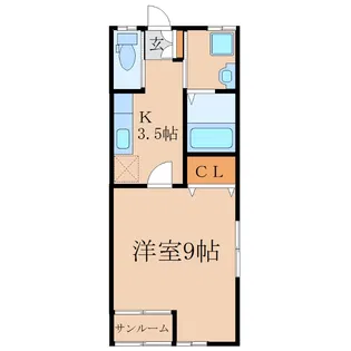 BLACKSTONE III【1階】の間取り