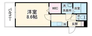 ジーメゾン松戸パラス【3階】の間取り