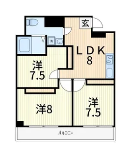RAY【3階】の間取り