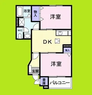 サンドリヨン1【1階】の間取り