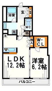 パールコート仙川【2階】の間取り