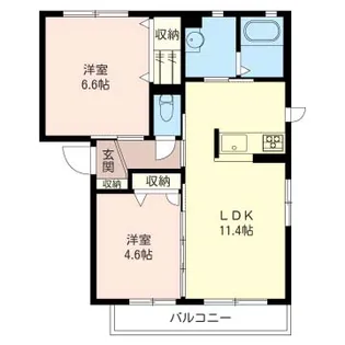 Smell Sweet【2階】の間取り