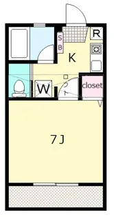 オーチャードハウスII【2階】の間取り