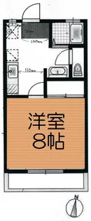 シティハイムスイング【1階】の間取り