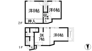 ツーワンハウスの間取り