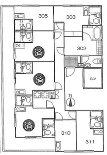 東京都北区王子4【マンション】の間取り