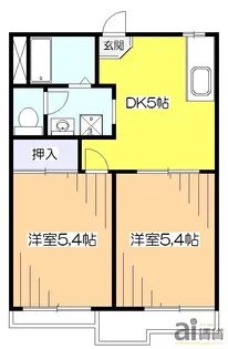 東京都東村山市美住町2【アパート】の間取り