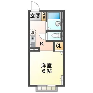 メゾンリヴィエール A棟【2階】の間取り