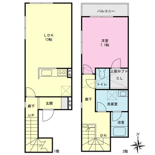 サウス久木の間取り