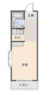 メゾン岡町【4階】の間取り