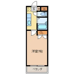 コタージュ壱番館【1階】の間取り