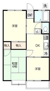 エクセランC【2階】の間取り