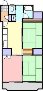 岩藤マンション【2階】の間取り