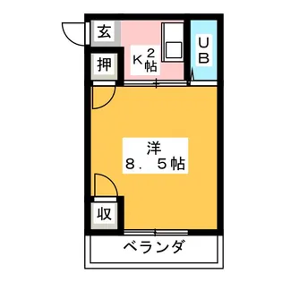 ノースフィールド【2階】の間取り