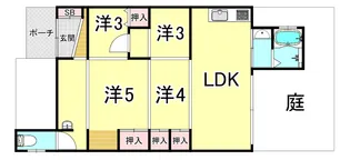 兵庫県神戸市垂水区坂上1【一戸建】の間取り