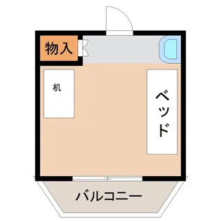 ドーミー赤池【1階】の間取り