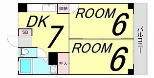 広島県広島市中区吉島西3【マンション】の間取り