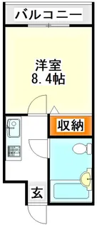 フラット7【2階】の間取り