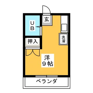 コーポ徳川【1階】の間取り