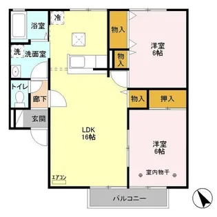フラワーレジデンス北山 G【1階】の間取り