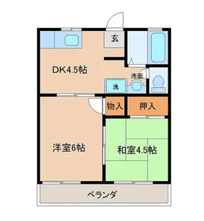 セフィーラ木花B【1階】の間取り