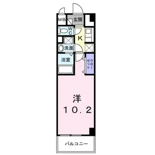 シティー柳町【1階】の間取り
